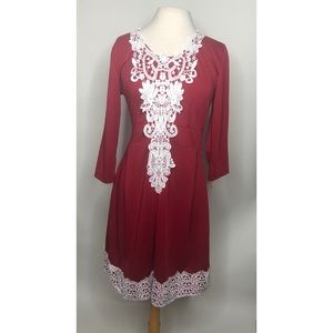 🗡 Vintage 60s lace reproduction dress PLUS SIZE